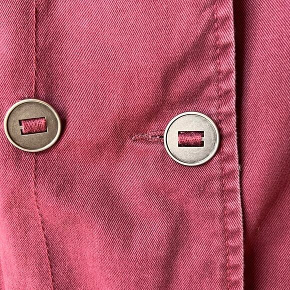 Hurley Jacket Womens Size Small Burgundy Winchester Woven Full Zip with Hood - Picture 6 of 16